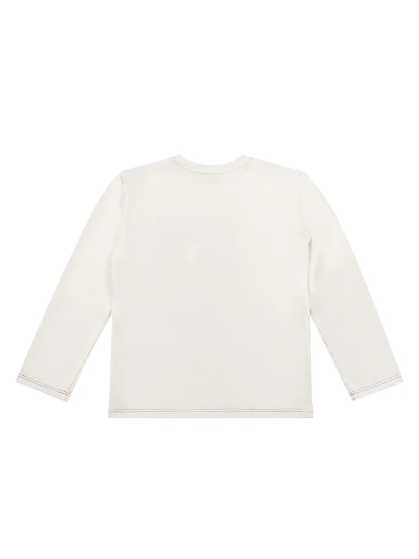 Лонгслив белый КТ-9858