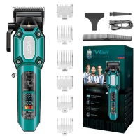 Машинка для стрижки волос VGR V-600 Черная