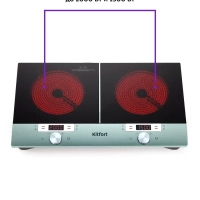 Инфракрасная плита настольная КТ-155 - 3500 Вт