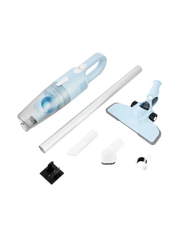 Пылесос для дома вертикальный ручной КТ-586 (2 в 1) - 600 Вт