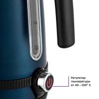 Чайник электрический металлический КТ-6121 - 1.7 л Чайник электрический металлический КТ-6121 - 1.7 л