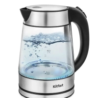 Чайник электрический стеклянный с подсветкой КТ-6105