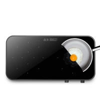 Индукционная плита настольная 2 конфорки КТ-184 - 2700 Вт