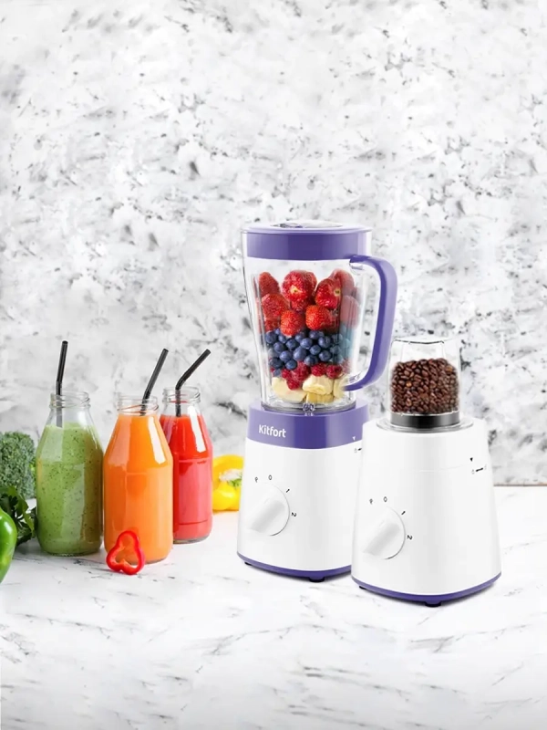 Блендер стационарный с чашей КТ-3031 (3 в 1) - 500 Вт