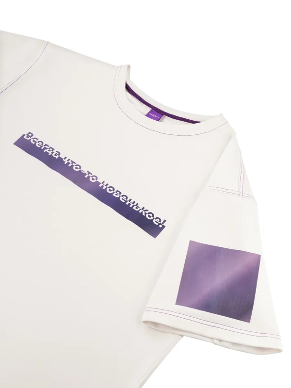 Футболка белая КТ-9851