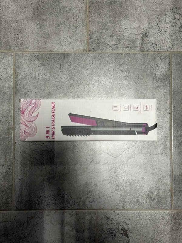 Расческа выпрямитель волос 3в1