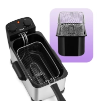 Фритюрница электрическая со съемной чашей КТ-6482 - 2,5 л