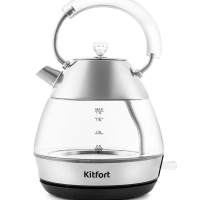 Чайник электрический стеклянный КТ-678 - 1.7 л