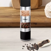 Мельница для специй ручная для соли и перца КТ-6008