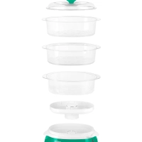 Пароварка электрическая с таймером КТ-6454 - 840-1000 Вт