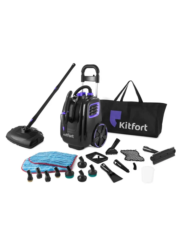 Пароочиститель для дома для уборки КТ-933 - 1500 Вт