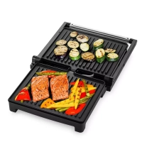 Электрогриль КТ-3603 двусторонний гриль электрический 2000Вт