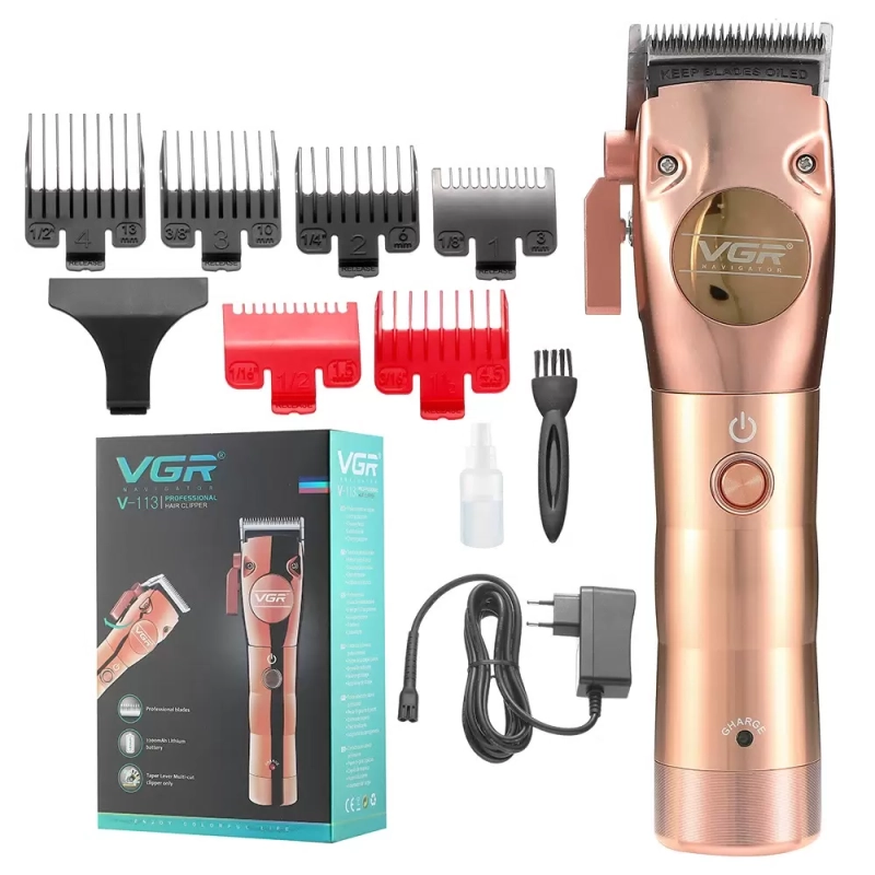 Машинка для стрижки волос VGR Professional VGR V-113 gold