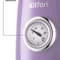 Чайник электрический металлический КТ-6147 - 1.7 л