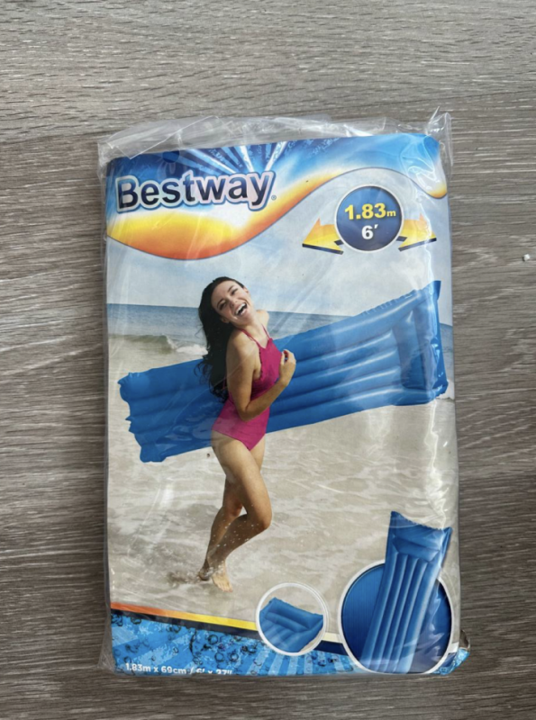 Матрас для плавания, 183 х 69 см, цвет синий