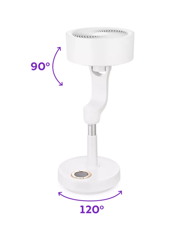 Беспроводной вентилятор настольный КТ-423 (2 в 1) 10 Вт