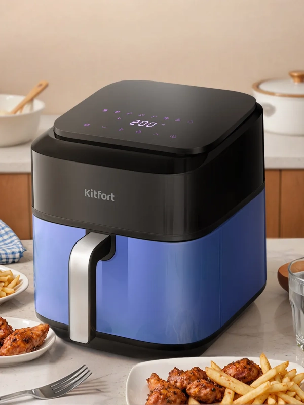 Аэрогриль электрический КТ-2263 - 6,3 л. - 1800 Вт