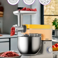 Планетарный миксер с чашей блендер мясорубка КТ-3468 (3 в 1) Планетарный миксер с чашей блендер мясорубка КТ-3468 (3 в 1)