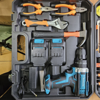 Набор инструментов + Дрель шуроповерт 48V Набор инструментов + Дрель шуроповерт 48V