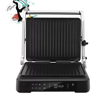 Электрогриль КТ-3675 двусторонний гриль электрический 2000Вт