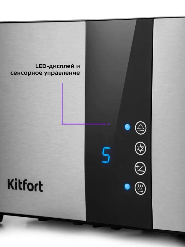 Тостер для хлеба техника для кухни КТ-2047 - 2 слота