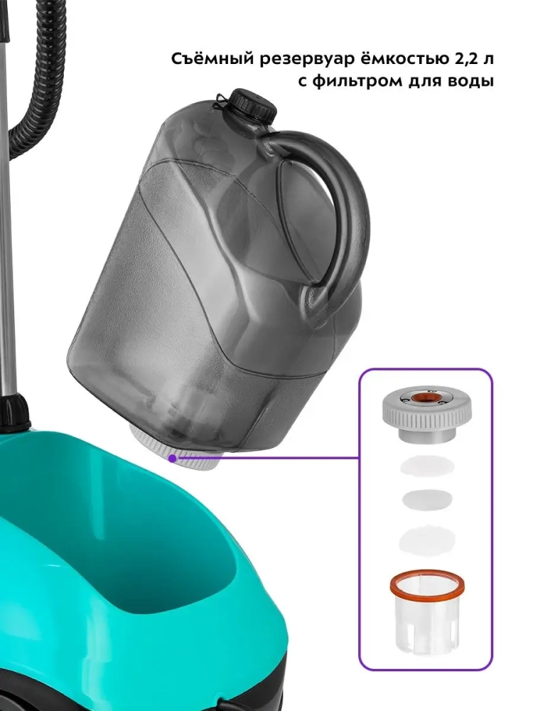 Отпариватель вертикальный для одежды КТ-9123 - 1960 Вт