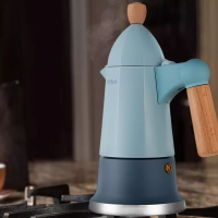 Кофеварка гейзерная для газовой плиты КТ-7153 - 170 мл