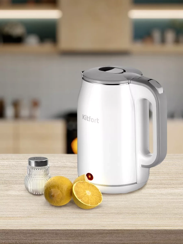 Чайник электрический металлический КТ-6643 - 1.8 л