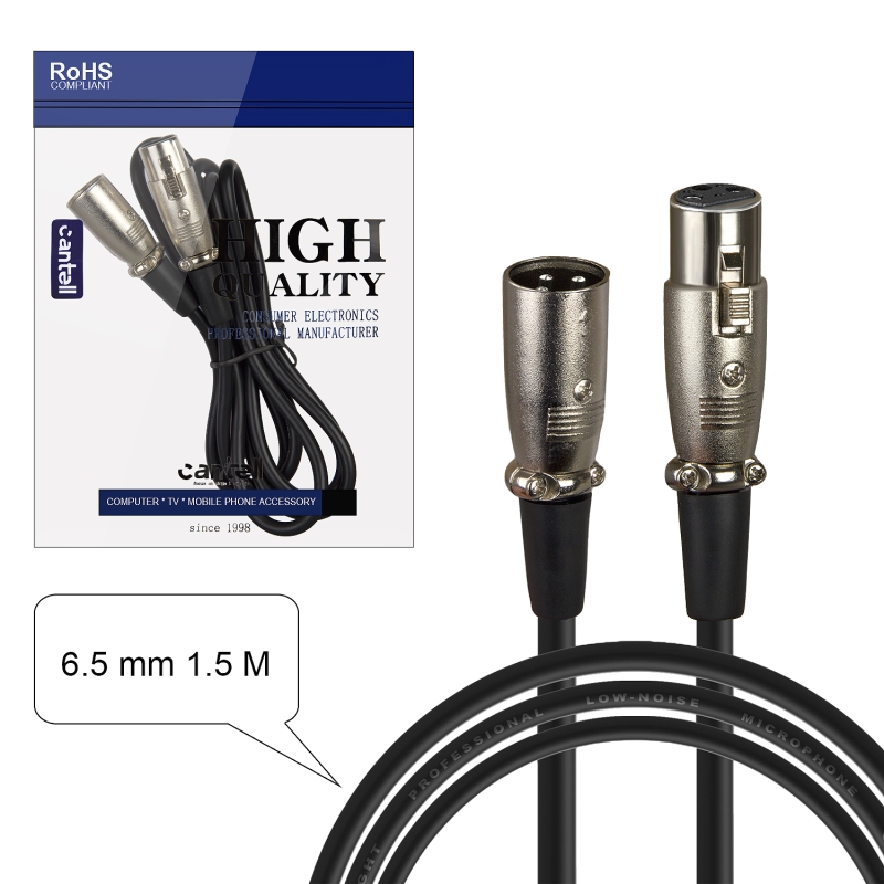 Кабель для микрофона XLR 1.5М 6.5mm Кабель для микрофона XLR 1.5М 6.5mm