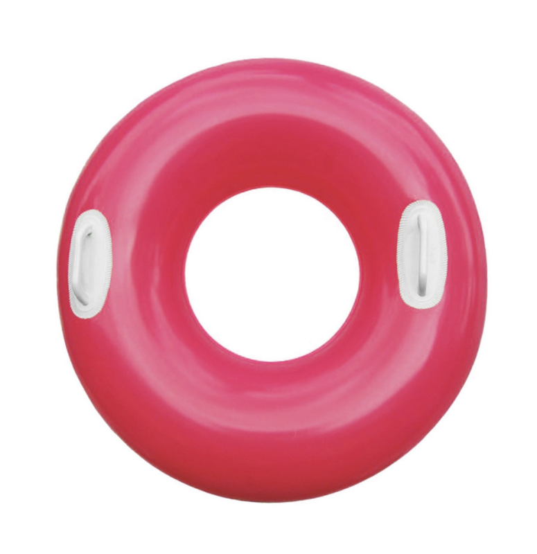Круг для плавания &laquo;Яркое настроение&raquo;, с ручками, d=76 см, от 8 лет, розовый