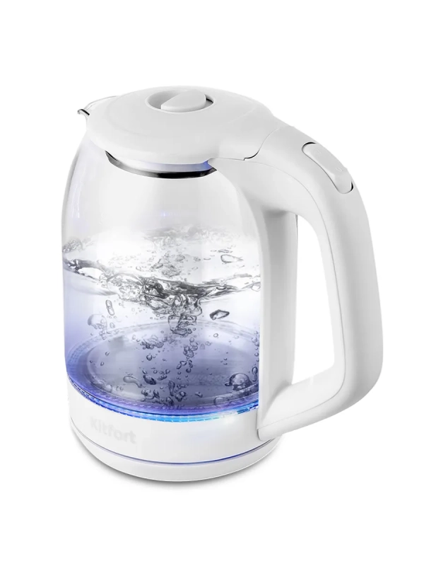 Чайник электрический стеклянный с подсветкой КТ-6169 - 1.8 л