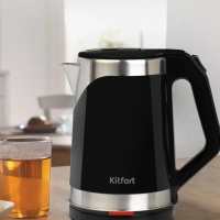 Чайник электрический металлический КТ-6164 - 2 л