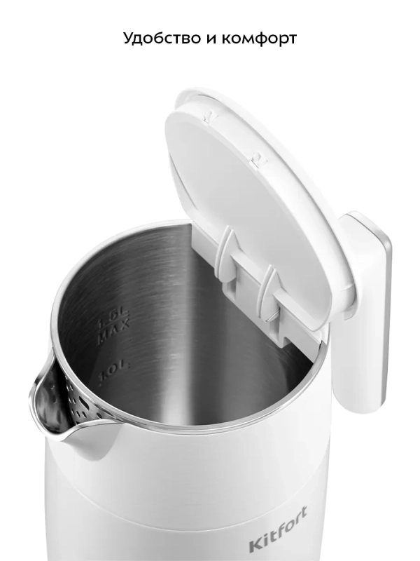 Чайник электрический с терморегулятором КТ-6715 - 1,5 л