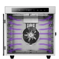 Сушилка для овощей и фруктов с УФ-лампой КТ-1987 - 620 Вт Сушилка для овощей и фруктов с УФ-лампой КТ-1987 - 620 Вт