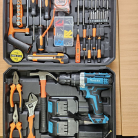 Набор инструментов + Дрель шуроповерт 48V Набор инструментов + Дрель шуроповерт 48V