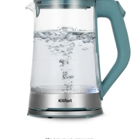 Чайник электрический стеклянный с подсветкой КТ-6669 - 1.7 л