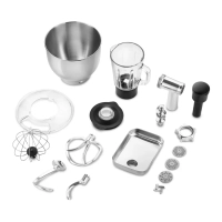 Планетарный миксер кухонный КТ-4404 (3 в 1) - 1900 Вт