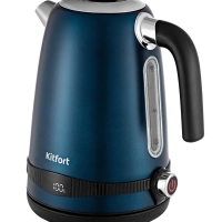 Чайник электрический металлический КТ-6121 - 1.7 л Чайник электрический металлический КТ-6121 - 1.7 л