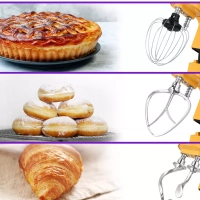 Планетарный миксер кухонный электрический КТ-3458 (3 в 1)