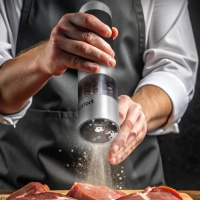 Мельница для специй электрическая для соли и перца КТ-6007 Мельница для специй электрическая для соли и перца КТ-6007