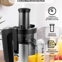 Соковыжималка электрическая центробежная КТ-1138 800 Вт
