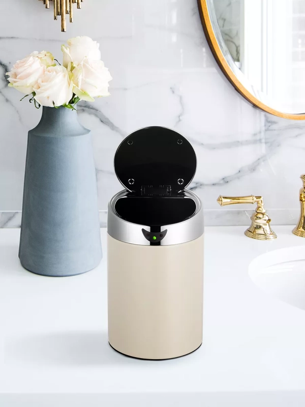 Мусорное ведро сенсорное с крышкой КТ-6018 - 1 л