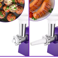 Мясорубка электрическая с насадками КТ-2119 - 350 Вт Мясорубка электрическая с насадками КТ-2119 - 350 Вт