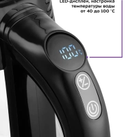 Чайник электрический стеклянный с подсветкой КТ-6126 - 1.7 л