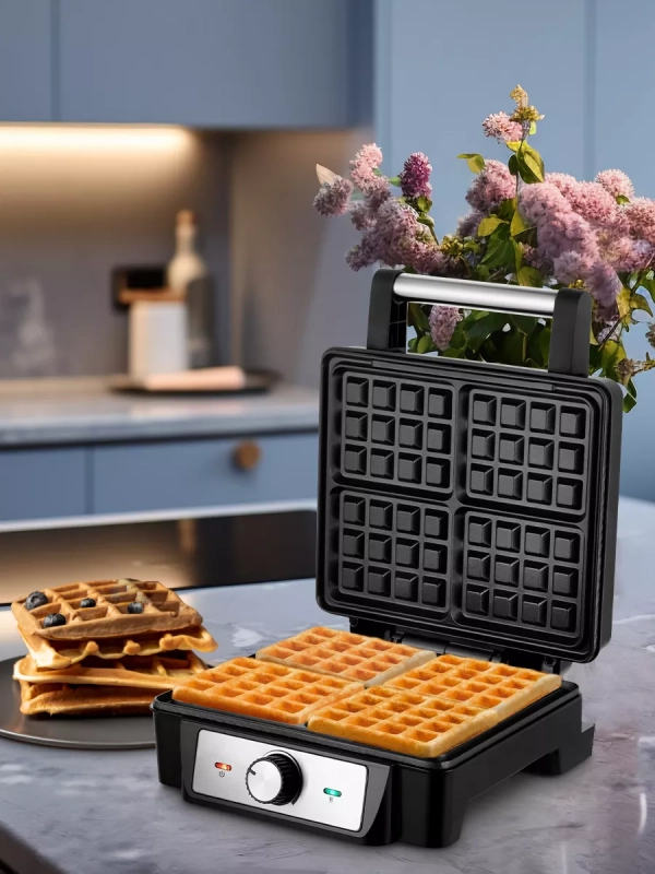 Вафельница электрическая для венских вафель КТ-3607