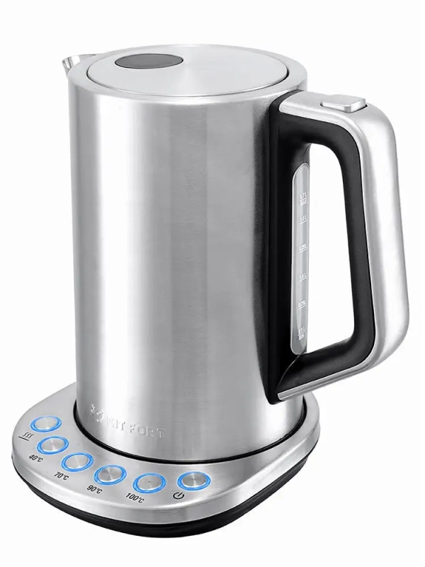 Чайник электрический металлический КТ-621 - 1.7 л