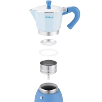 Кофеварка гейзерная для плиты КТ-7151 - 340 мл