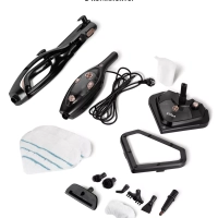 Паровая швабра с насадками КТ-1058 (2 в 1) - 1300 Вт