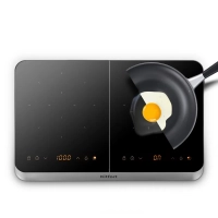 Индукционная плита настольная 2 конфорки КТ-185 - 3300 Вт Индукционная плита настольная 2 конфорки КТ-185 - 3300 Вт