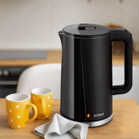 Чайник электрический металлический пластик КТ-6612 1.7 л